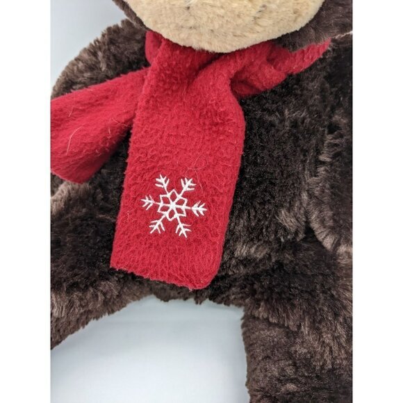 Hugfun St Jude Travis Teddy Bear Plush Stuffed Animal Toy Christmas Hat Scarf - Picture 7 of 9